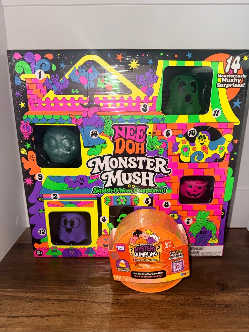 Nee Doh Monster Mush Squish-O-Ween HALLOWEEN COUNTDOWN & RMS DUMPLING